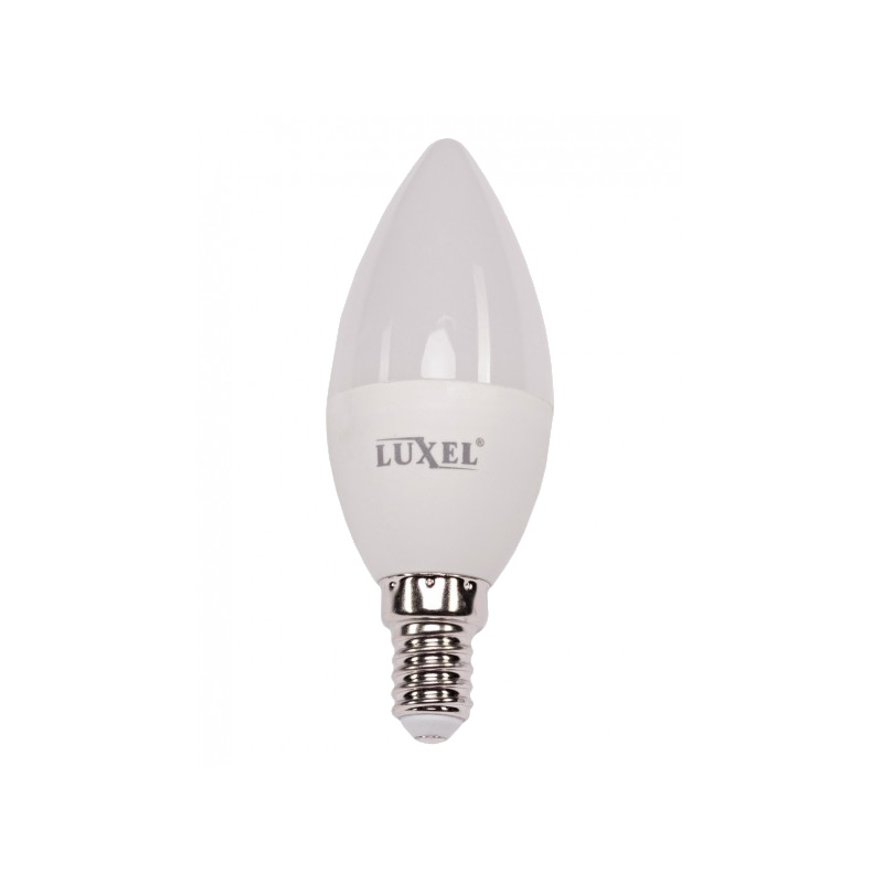 Лампа світлодіодна Luxel C37, 6Вт, E14, 4000К (045-NE)